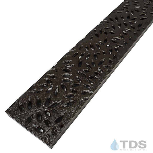 NDS-BK-Botanical-cast-iron-grate-TDSdrains