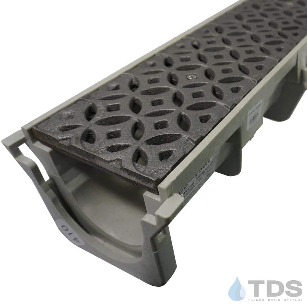 NDS Dura Slope Kit w/Iron Age Interlaken Grate - RAW – Drainage Kits