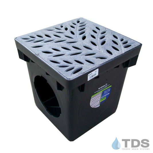 NDS1200-catch-basin-botanical-cast iron grate