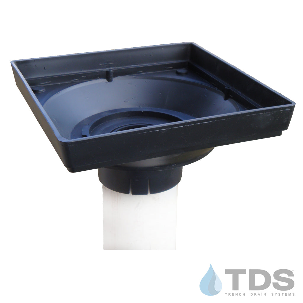 NDS 12" Low Profile Catch Basin Kit w/FG-MICRO Fiberglass Micro Mesh Grate