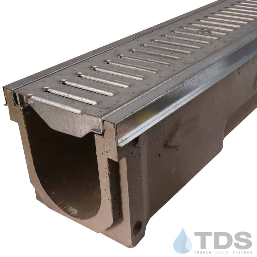 POLYCAST®600 Series Kit w/DG0640R Slotted Galvanized Grate and Edging ...