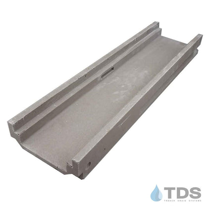 Polycast-500-channel-DK low profile polymer concrete channel shallow
