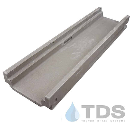 Polycast-500-channel-DK low profile polymer concrete channel shallow