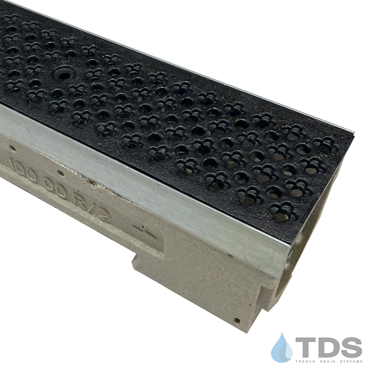 ULMA U100KX Drain Channel kit w/Bronze Age™ CATHEDRAL Grate-RAW ...