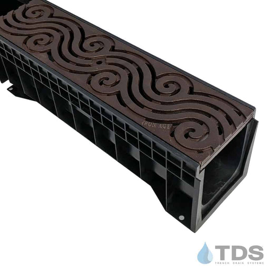 ULMA HYDRO PLUS with IA-ARGO-0520-HP-BF Iron Age Argo Heelproof BoOF Grate-Class B