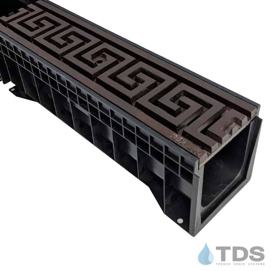 ULMA HYDRO PLUS with IA-GRK-0520-BF Iron Age Greek Key BoOF Grate-Class B