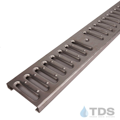 ZURN Z884 Drainage Kit w/ P4-FS Slotted Stainless Steel Grates - Bottom Outlet