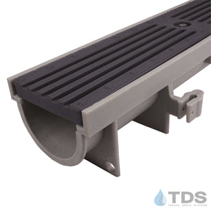 Zurn_Z884_HDPE_Plastic_Grate_4_x_20-Dark_Gray Z884 drain kit with Dark gray slotted grate 