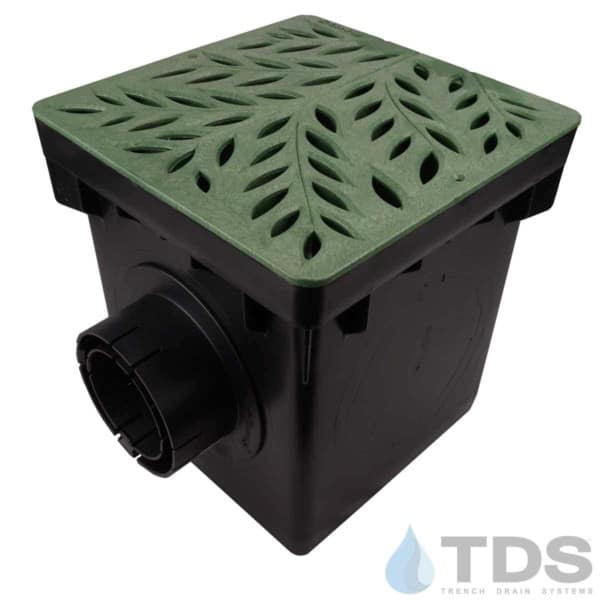 NDS-2outlet-catch-basin-4in-outlets-grn-botanical-grate-TDSdrains (1)