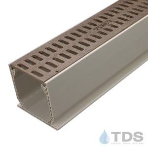 Bronze Slotted Grate with Sand Mini Channel MCKS-TDS560-TDSdrains