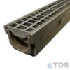 POLY600-xx-669-TDSdrain stainless steel bar grate polymer concrete channel Polycast
