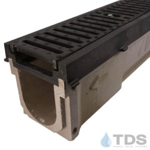 POLY700-PE-641D-TDSdrains HPDE frame ductile iron slotted grate polymer concrete channel Polycast