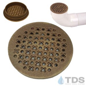 TDS-4in-bronze-natural-cathedral-TDSdrains