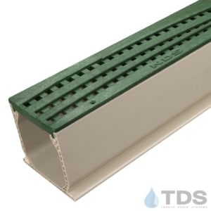 MCKS-555GR-TDSdrains Sand Mini Channel with Deco Wave Poly Grate