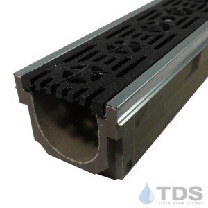 POLY600-GS-692-TDSdrains cast iron patriot grate galv steel edge polymer concrete channel Polycast