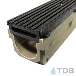 POLY700-AA-675D-TDSdrains cast iron frame transverse cast iron grate polymer concrete channel Polycast