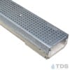 M100K-GP100KCA Galvanized perforated grate polymer concrete galv edge ULMA channel