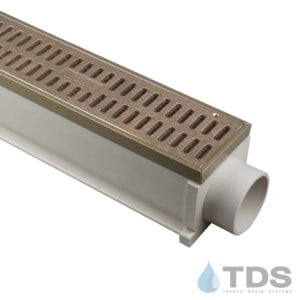 TDS MAX Mini with Bronze Edging and TDS560 Natural Bronze Slotted Grate