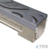 ULMA drain channel with stainless steel edge and Iron Age Minnione grate