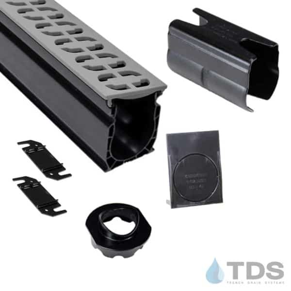 NDS Slim Channel Kit with Gray Chain Grate