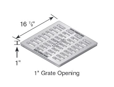 NDS1813 cast iron grate