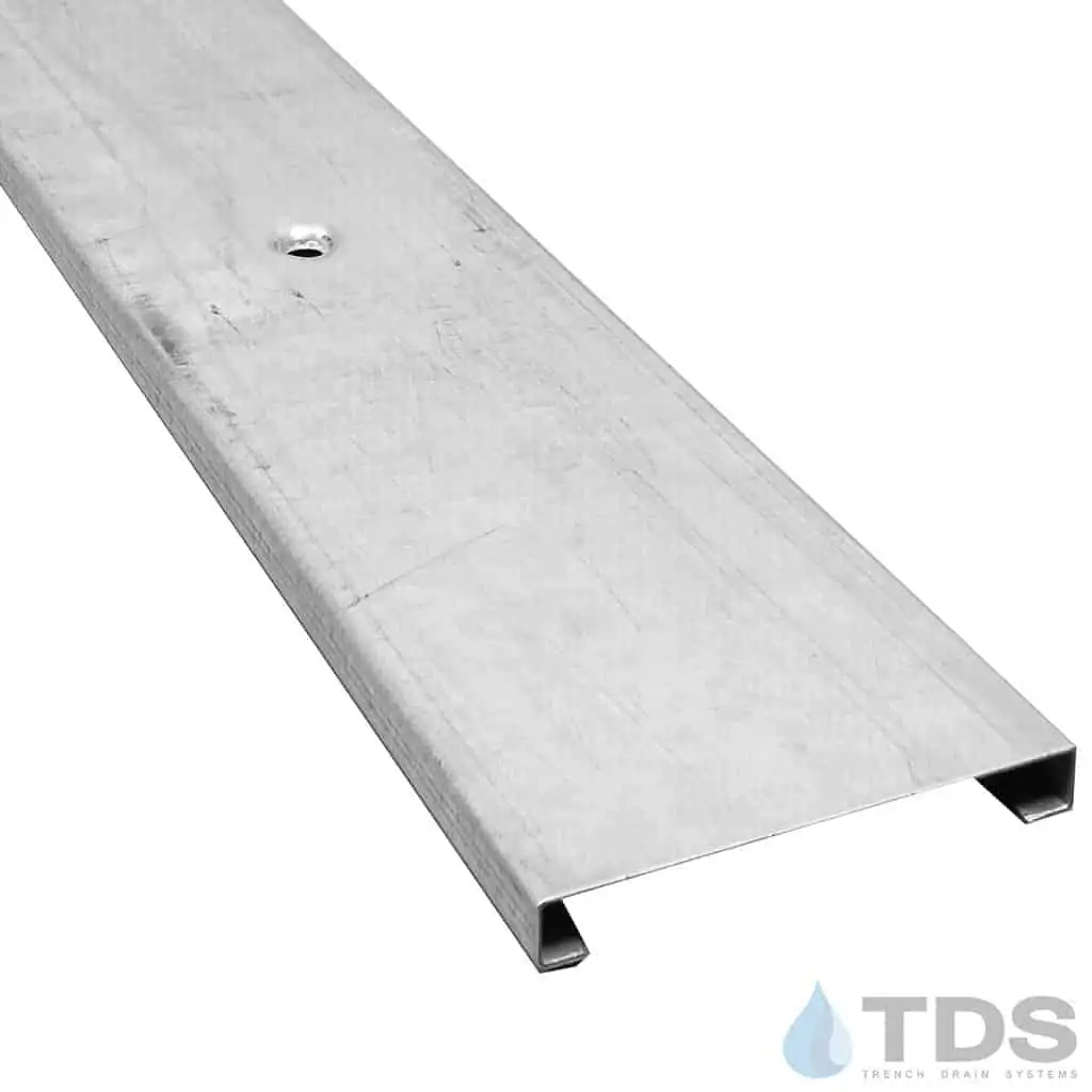Buy a 14 wide galvanized steel trench drain bar grate - Eric'sons
