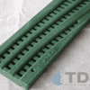 4″ Decorative Spee-D Channel Polyolefin Grate in Green