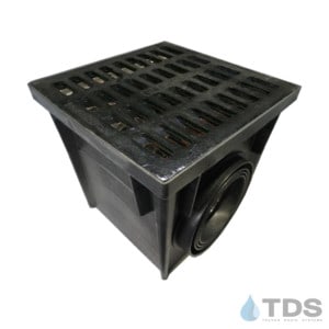 CBK-24 Catch Basin with NDS2413 24 inch Black Cast Iron Grate