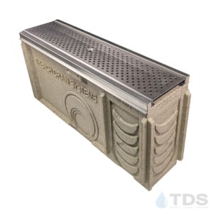 TP0650S Catch basin with DG0657 SS Perforated and SS Edging