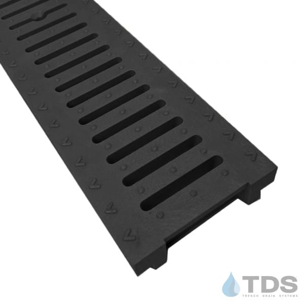 DG0670G black HDPE Slotted POLYCAST grate