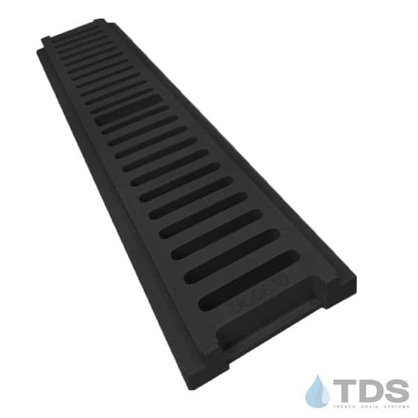 DG0670G - black HDPE Slotted POLYCAST grate