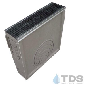 DP0650-675HD Polycast 600 with Ductile Iron Transverse Slotted Grate and steel edge