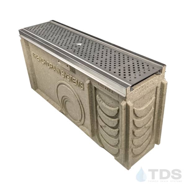TP0650S Catch Basin with DG0657R SS Reinforced grate and SS Edging