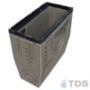 DP0651 12x24x24 POLYCAST Catch Basin with Ductile Iron Frame