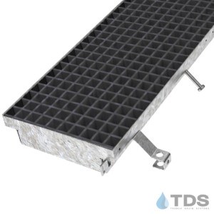 FFK-FG1245 Trench Era Multi-Channel System with fiberglass FG1245 Grate with Galvanized Frame