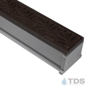 MMG-BF-LOC TDS MAX Mini System in Gray channel with Oil Rubbed Edge and Iron Age Locust Grates