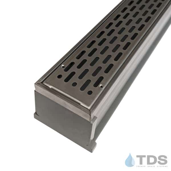MMG-SS-SLOT MAX Mini kit with gray channel and stainless steel grate
