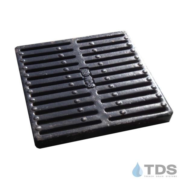 NDS1213 12" Catch basin Grate in Slotted Cast Iron