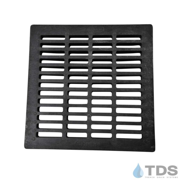 NDS 2411 NDS black plastic slotted grate for 24x24" catch basins