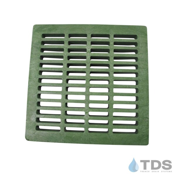 NDS 2412 Green 24" HDPE Slotted Catch Basin Grate