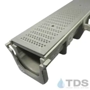 NDS-Dura-XX-670 with Light Gray Plastic Perforated Grate