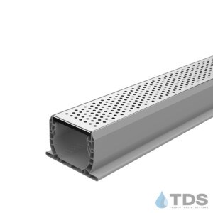 NDS Spee-D Channel with TDS Bronze Age Stainless Steel Perforated Grate