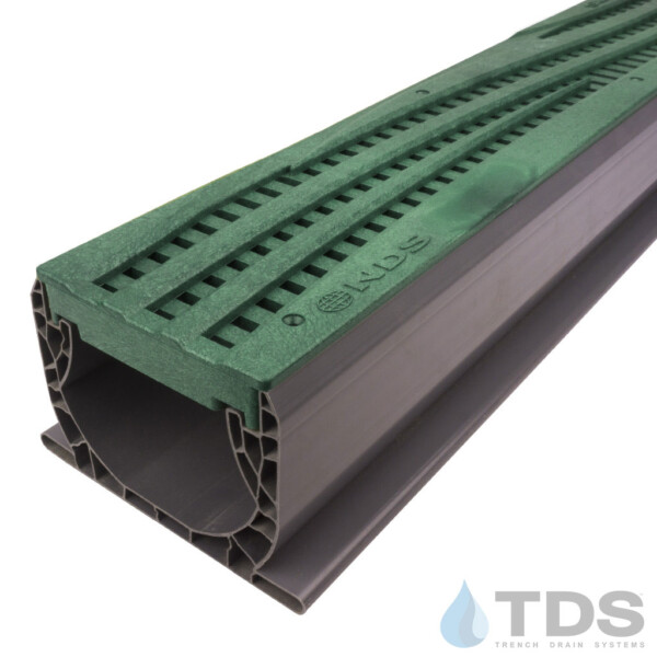 NDS-speeD400-253GR-TDSdrains NDS Spee-D Channel with wave green grates
