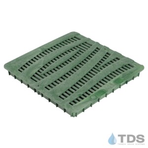 NDS1224GR NDS 12" Green Wave Catch Basin Grate