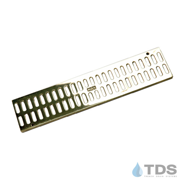NDS 553PB Mini Channel Polished Brass Grate