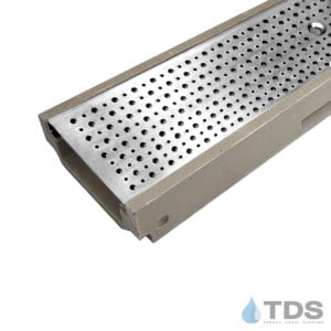 PCK5-DG0632 POLYCAST 500 with Foam Perforated stainless steel grate