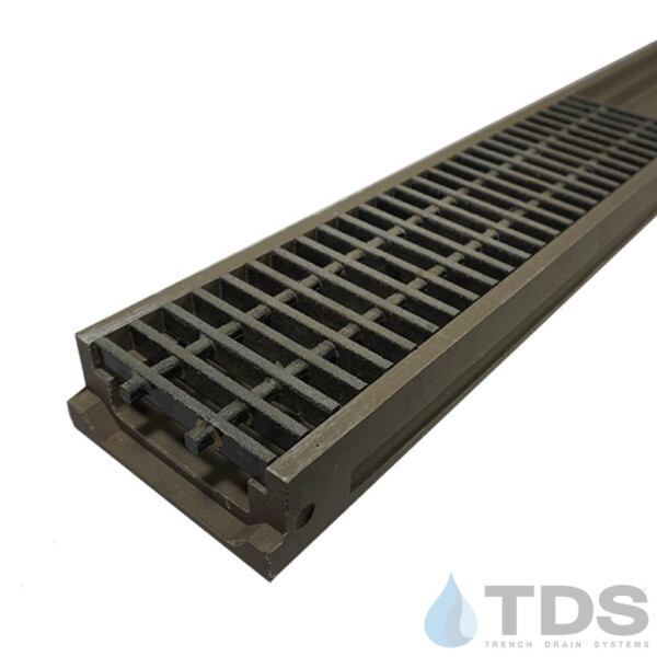 POLY500-XX-644 Polycast 500 with DG0644 Fiberglass Grates with 5/8" slot openings