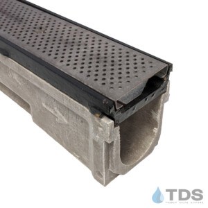 Polycast 700 with DG0646R Reinforced perforated Galvanized Steel Grates and Cast Iron Frame