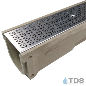 POLYCST 600 with DG0623 Galv SQUARE DECO grate