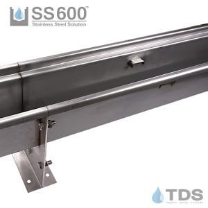 SS600 stainless steel trench drain channels